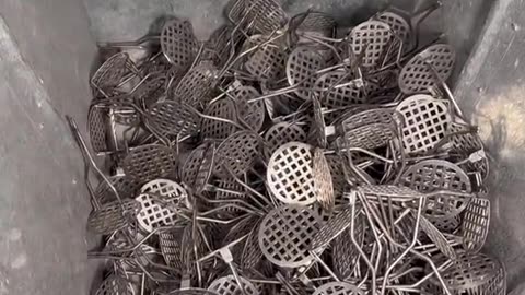 How to make stainless steel mash cookware utensils