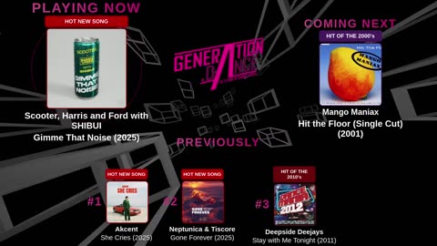 Generation Dance Radio - EDM, Dance, Eurodance, Trance, House, Hands up