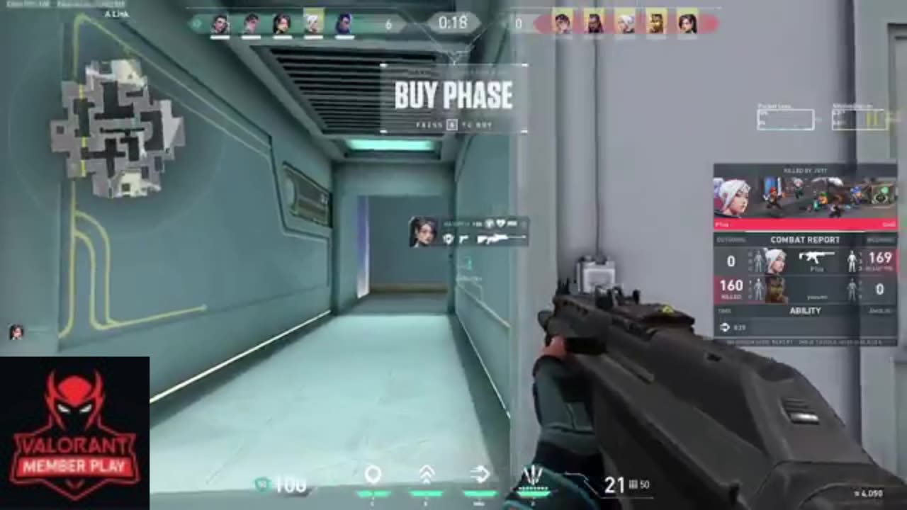 Valorant Gameplay: Spike Down at A Site