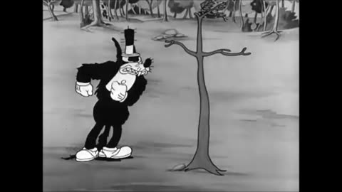 Oswald the Lucky Rabbit - GRANDMA'S PET (1932) Spanking