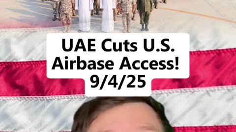 UAE Cuts US Airbase Access military war usa foryou news fyp tsply