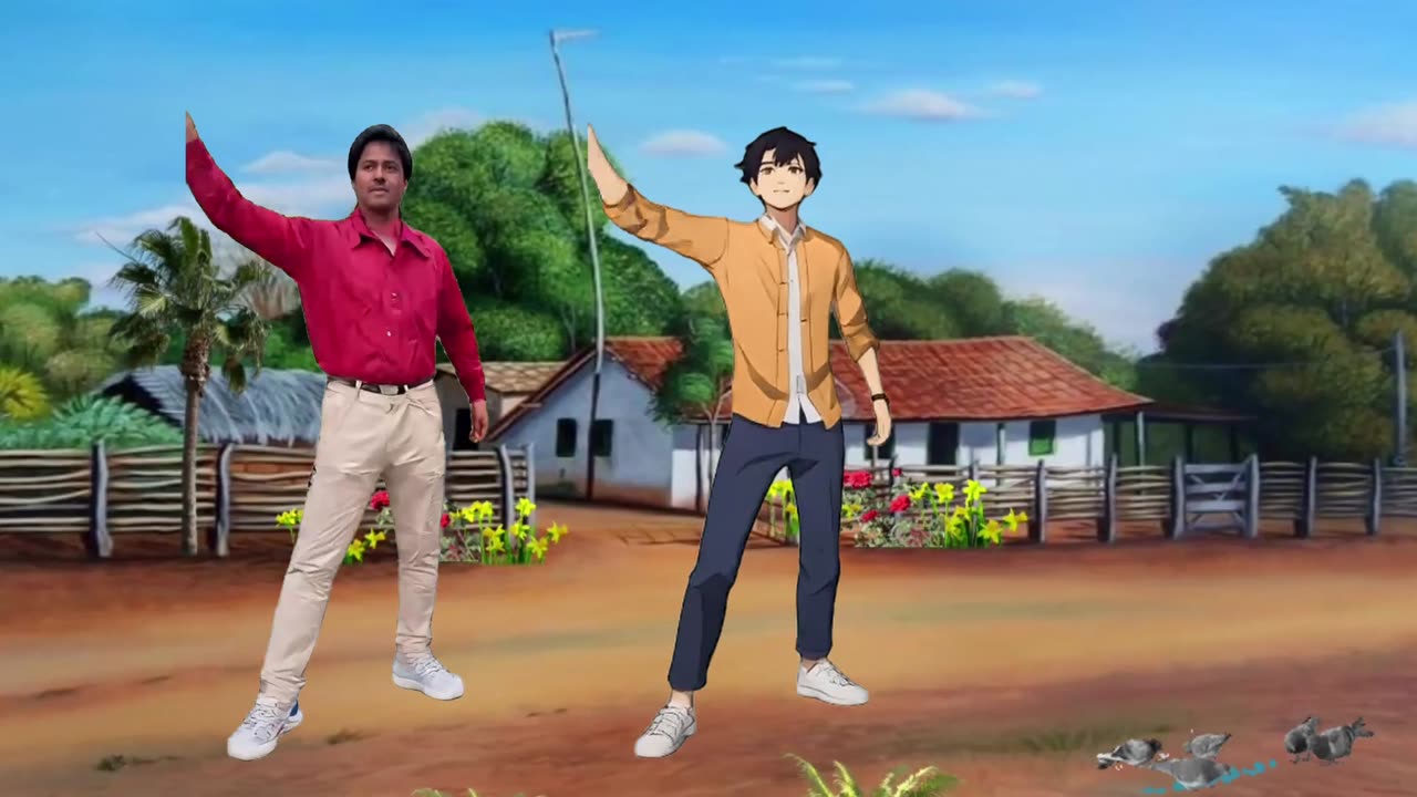 Uk With CartoonThumak Thumak-Gulabi Sarara-Aivideo