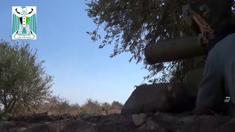 Syria War N. Homs, Konkurs atgm vs. T-62, hit (FSA Salah al-Din Brigade) 2013.10.01