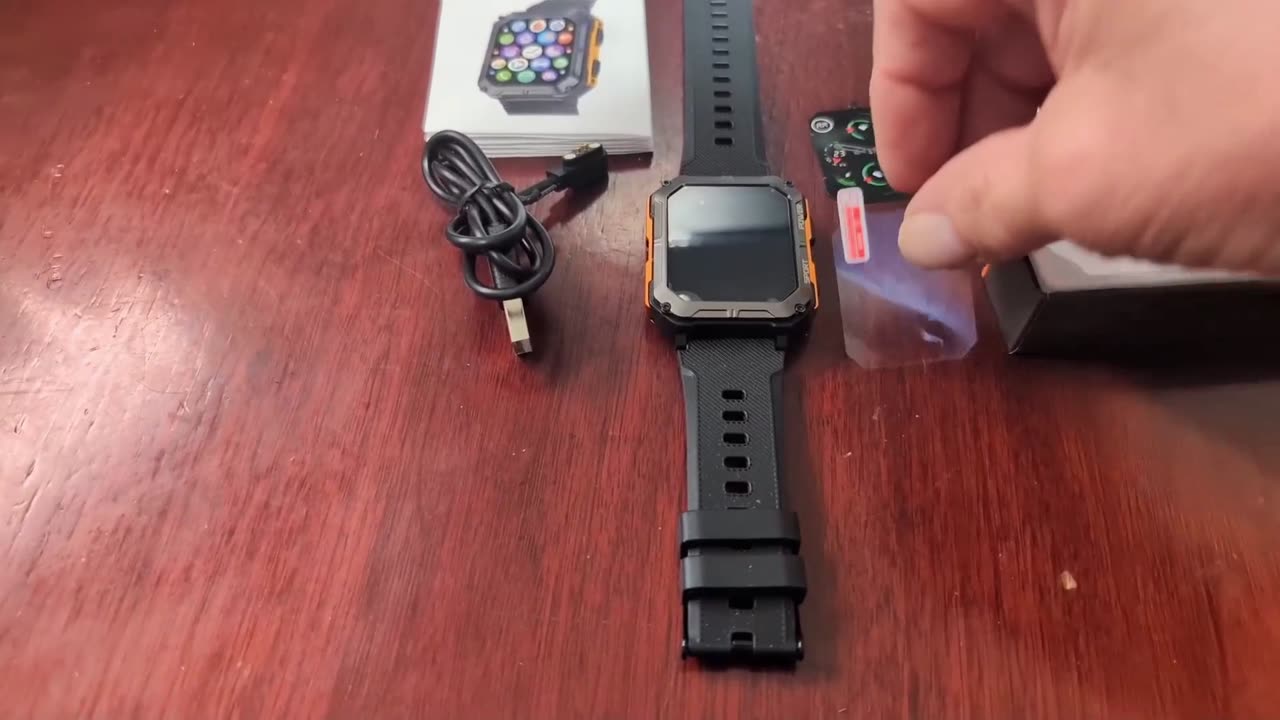 The Indestructible Smartwatch Waterproof Bluetooth Calling Heart Rate and Sleep Monitoring