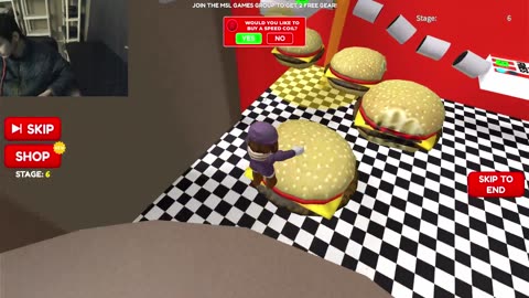 Roblox Escape KFC Obby Game Stages 1-11 Gameplay With Live Commentary