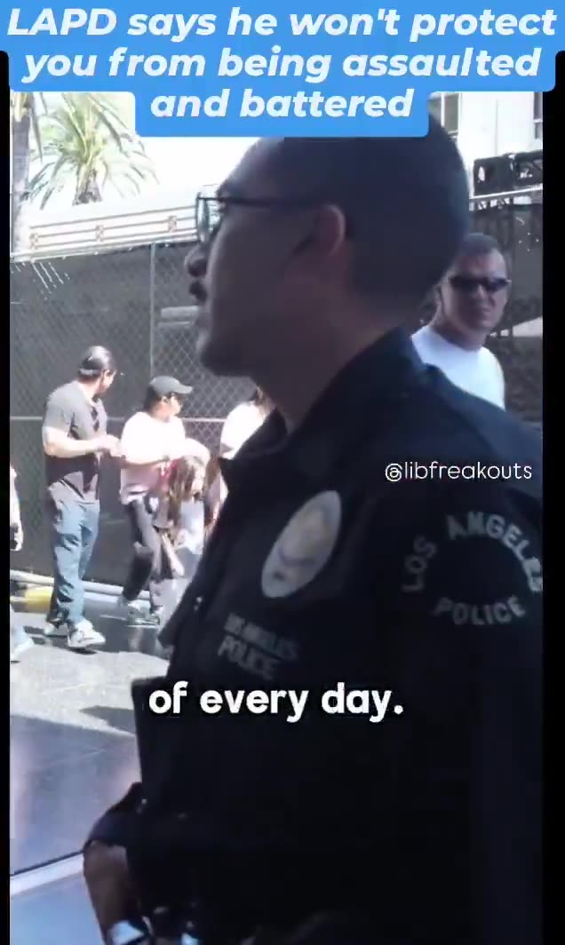 Viral: Black man assaulting another man and the LAPD refusing to arrest him