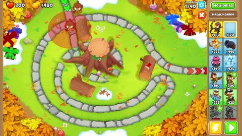 Bloons TD 6 Tree Hole Easy Round 1