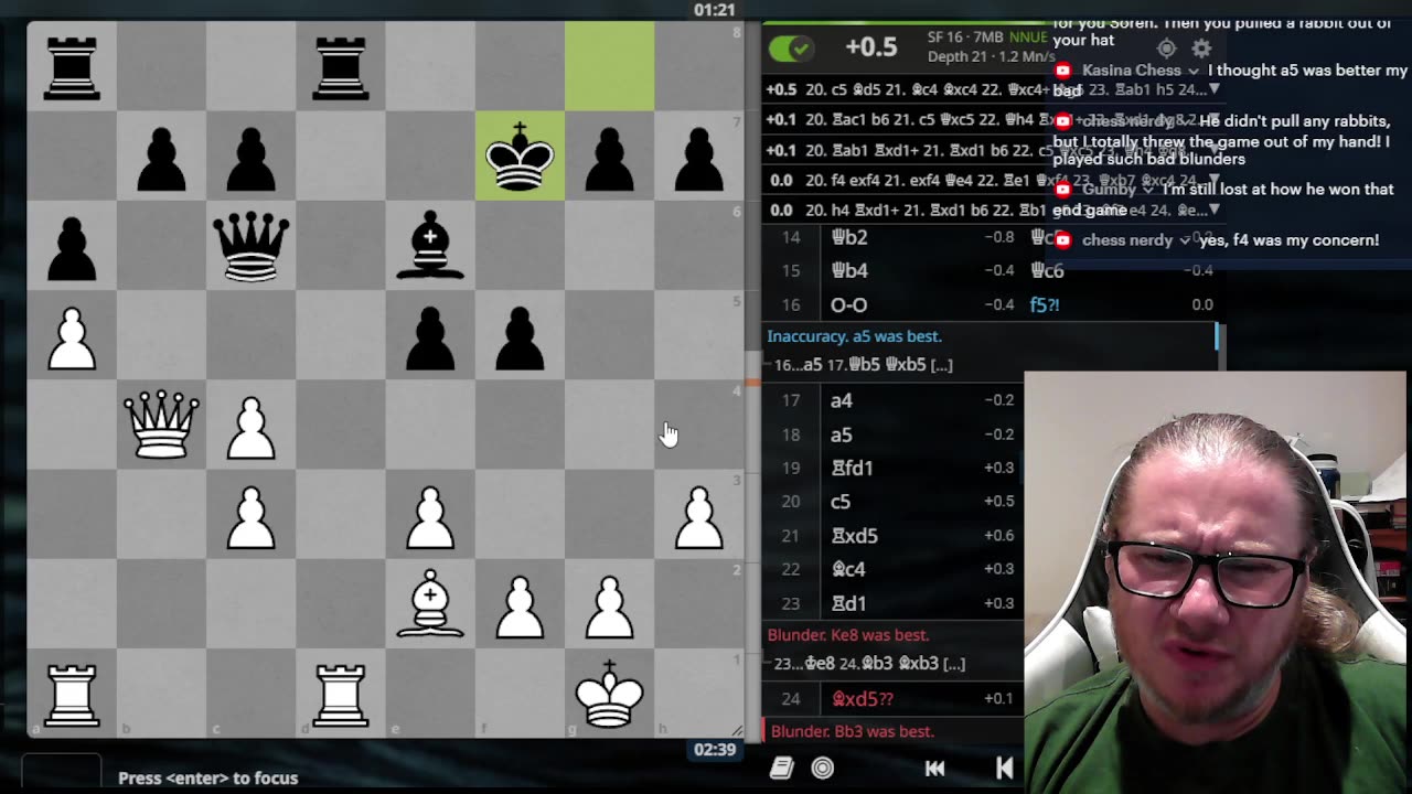 LIVE Chess with Soren