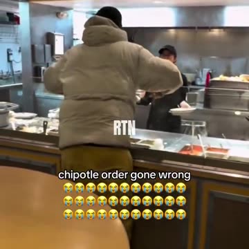 Man crashes out at Chipotle employees