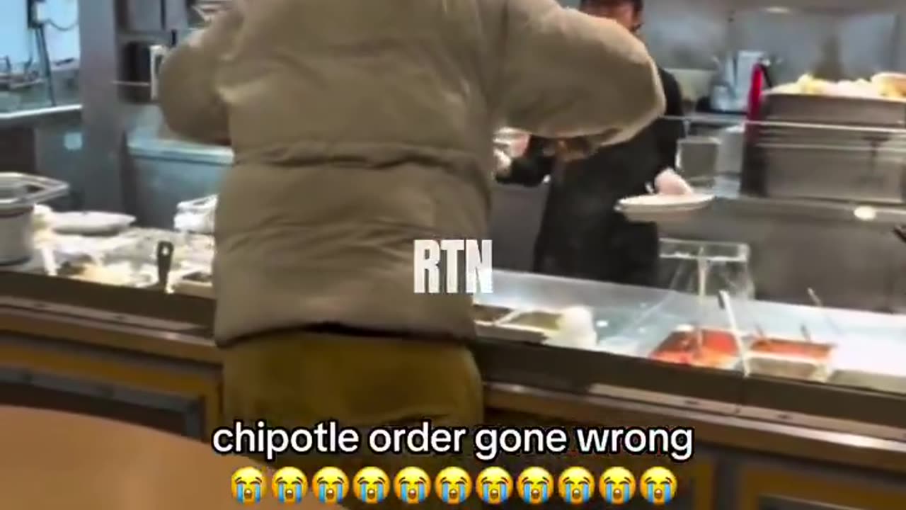 Man crashes out at Chipotle employees