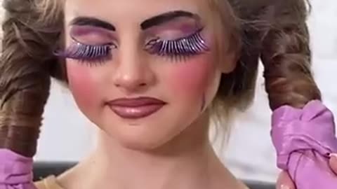 Trending: From Competition to Beauty Salon: A Gymnast's Makeup Transformation #s