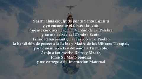 Día Cuarto Novena a la Reina y Madre de los Últimos Tiempos