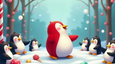 Red Penguins | Kids Song | Kidzpark