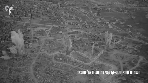 The IDF releases footage showing the demolition of a Hamas tunnel in the area
