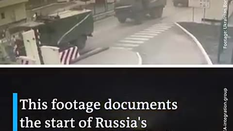 Footage of the first hours of Russia's attacks on Ukraine DW News