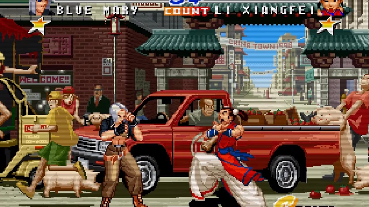 Real Bout 2 Fatal Fury Mary gameplay (Level 8)