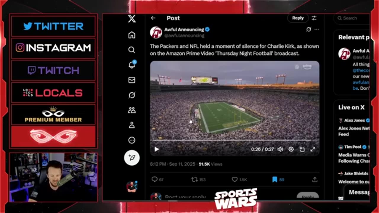 NFL addressed Charlie Kirk's Death