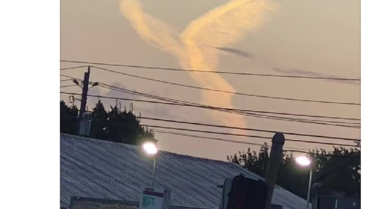 Angel In The Clouds In Texas