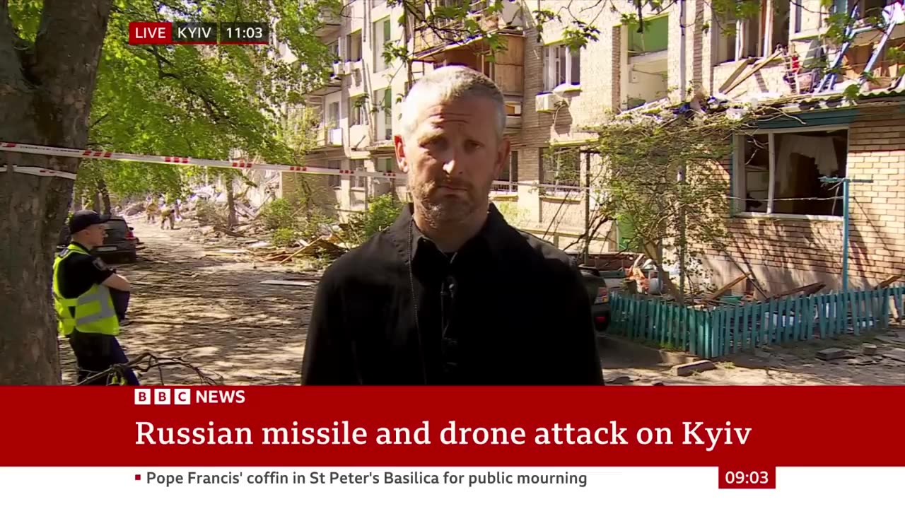 Kyiv Hit by Deadly Russian Missile and Drone Attack, Officials Report |