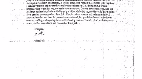 Adam's Letters in Support of Susan
