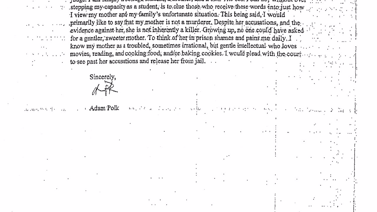 Adam's Letters in Support of Susan