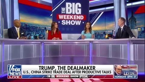 President Donald Trump makes trade deal with China