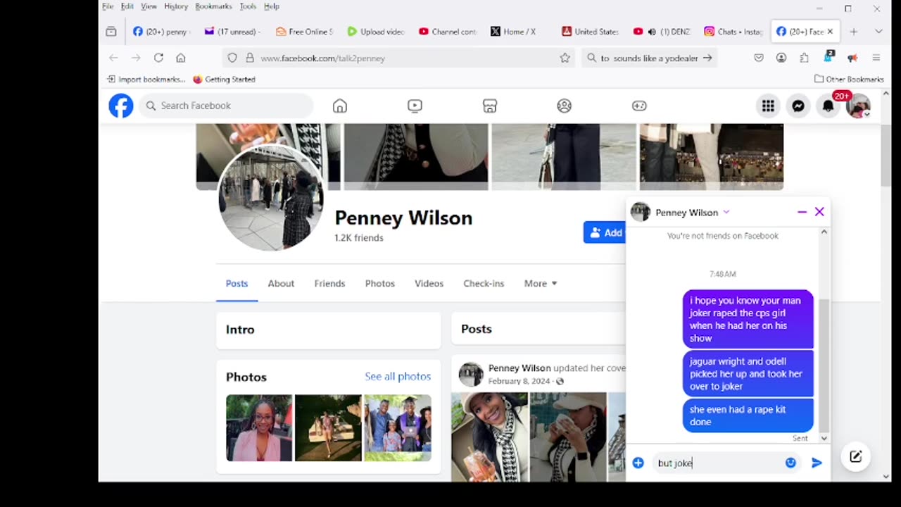 hello joker i told you not to let jaguar wright back on your show now see what i did