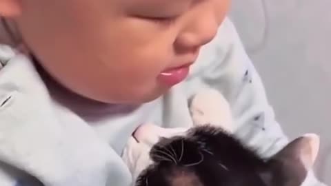 funny babies with their pets😅🤣🤣🤣🤣