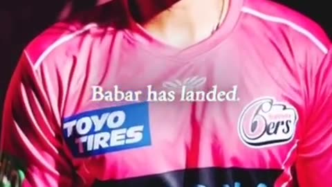 Babar Azam Joins BBL! Sydney Sixers Crowd Goes Wild! 🔥🏏 || Follow me for more pls