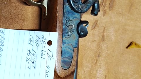 Thompson Center 45 cal Half Stock Percussion Super Nice Walnut