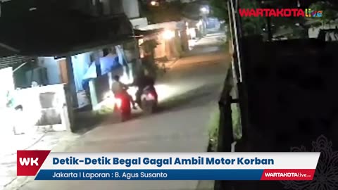 Begal Ngacir denger Teriakan Korban, Tertinggal Celurit Pelaku