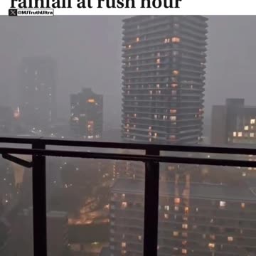 Tokyo hit by torrential rainfall