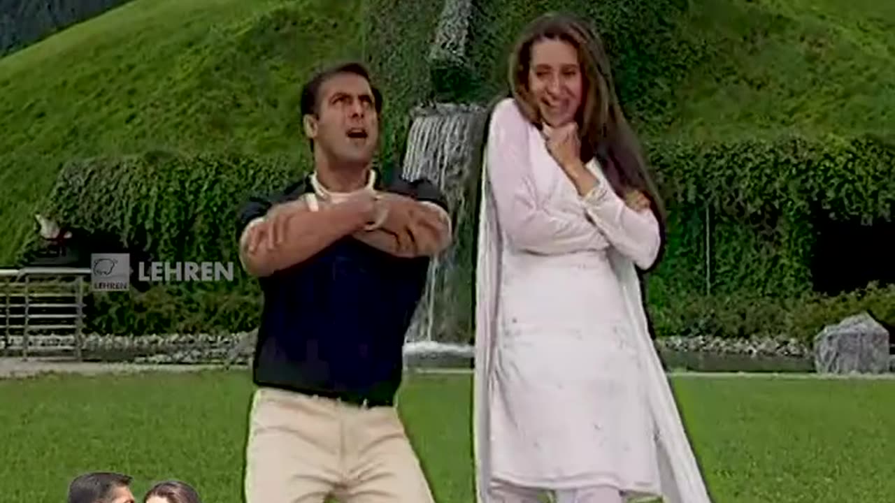 Salman Khan & Karisma Kapoor’s Song Shoot - Chal Mere Bhai (2000) BTS