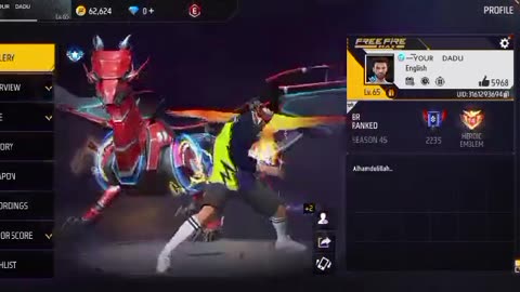 MY FREE FIRE ACCOUNT