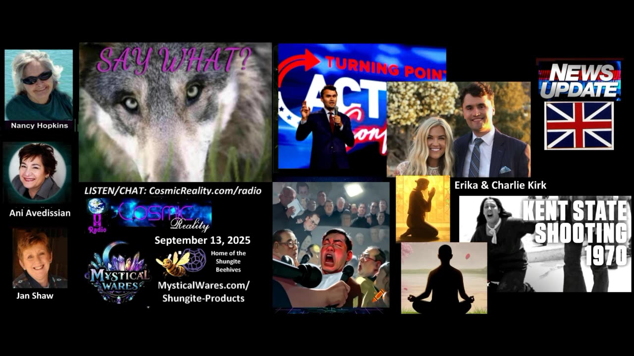 SAY WHAT 9/13/25 - Charlie Kirk, Prayer, Meditation, Evil vs Good