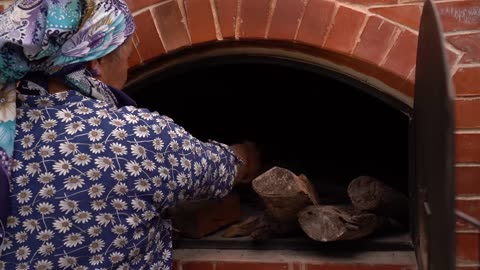 Rustic Kaak Bread - Wood Oven Baking at its Finest