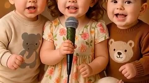 Amazing: baby singing #baby #cute #cutebaby #babysinging #AI #fyp #viral #babyd