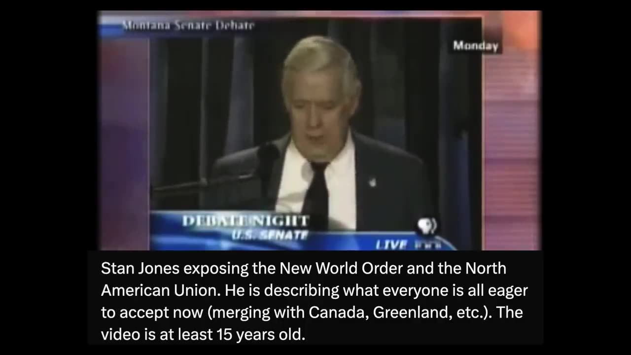 Montana Senator Tells All, NWO Exposed?? You Betcha!!