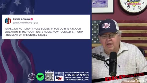 LIVESTREAM - 8:00am ET - Voice of Rural America with BKP