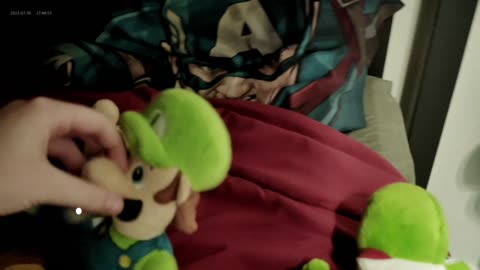 the funny mario bros. mario and luigi turns to a lego part 2