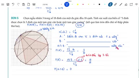 Tổng ôn trọng tâm buổi 6 Các quy tắc tính xác suất mp4