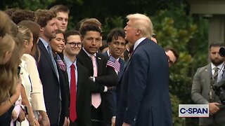 President Trump Departs White House, Speaks to reporters