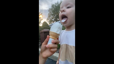 Cute Kid LOVES McDonald’s Ice Cream 🍦😋 | So Yummy!