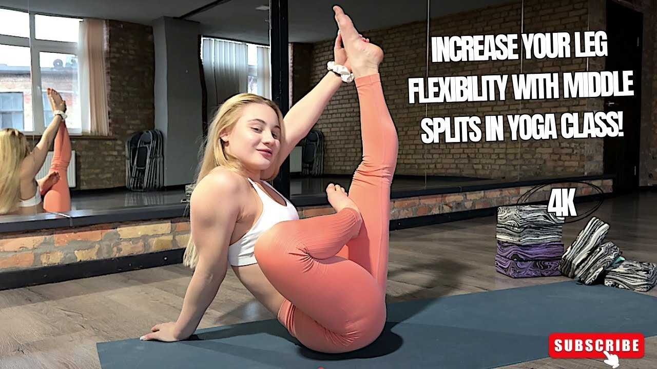 Increase Your Leg Flexibility with MIDDLE SPLITS in Yoga Class!