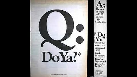 Do Ya? ~ Electric Light Orchestra