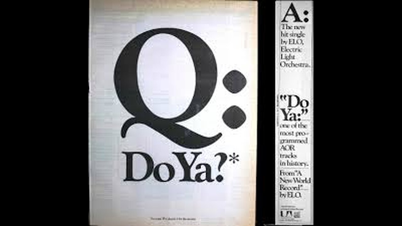 Do Ya? ~ Electric Light Orchestra