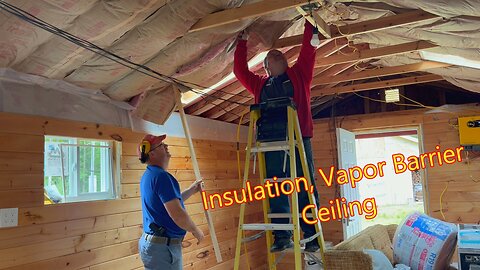 Vapor Barrier & T n' G Going Up!