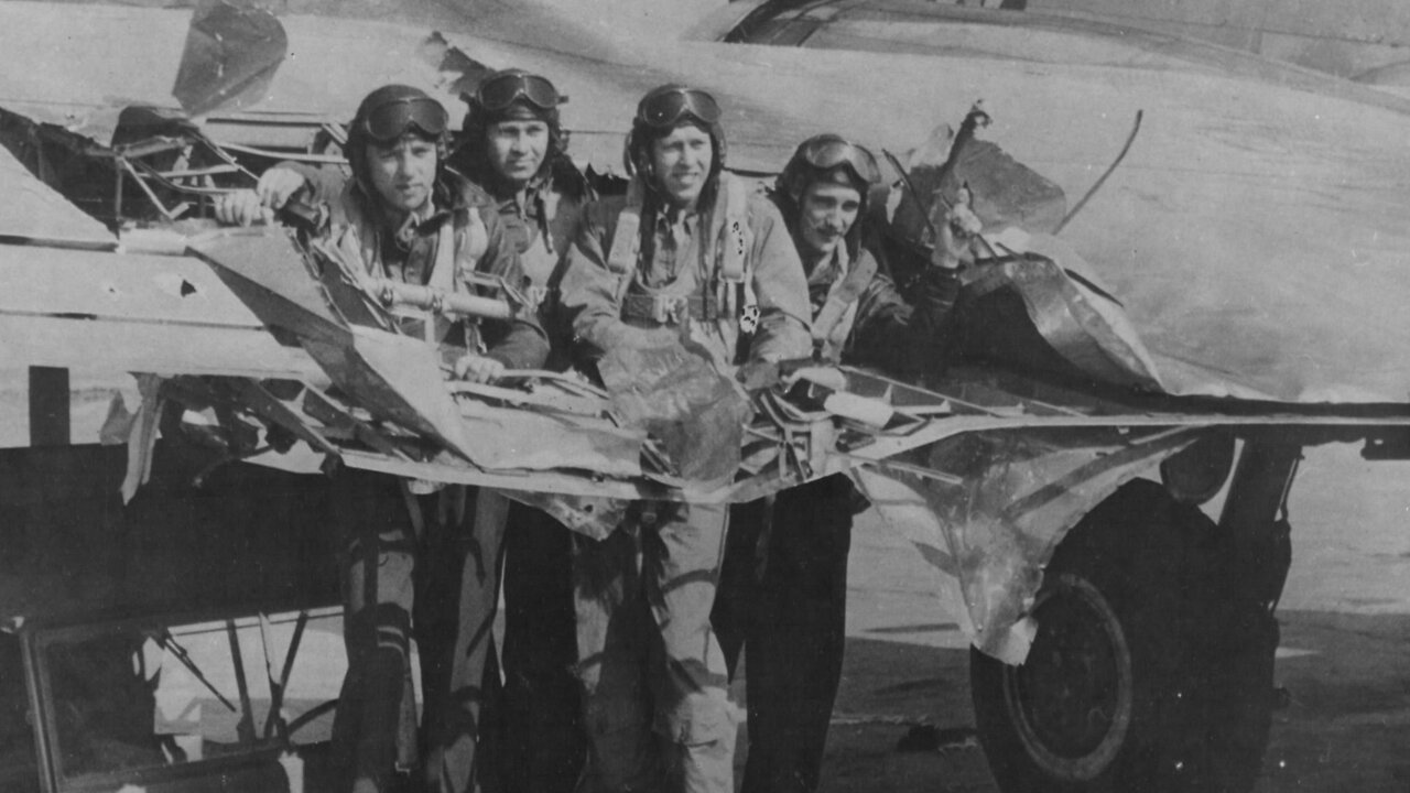 Pilot Roy J. Murphy tells the story behind the flak damage suffered by his B-17 43-38242 in 1944
