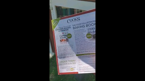 Donating A Cook's Illistrated Magazine