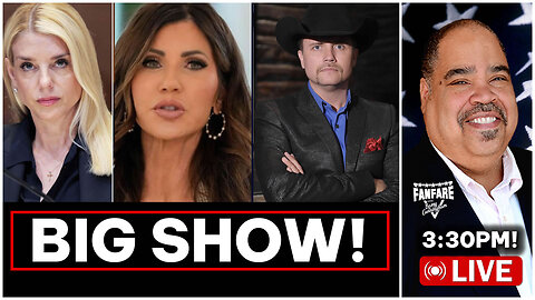 PAM BONDI & KRISTI NOEM HOST A PRESS CONFERENCE AND JOHN RICH JOINS THE SHOW!